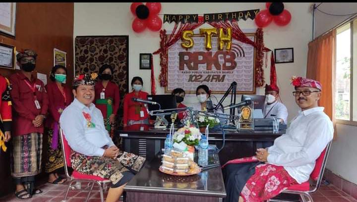 Interaktif RPKB 102.4FM Bersama OPD Di Lingkungan Kab. Bangli