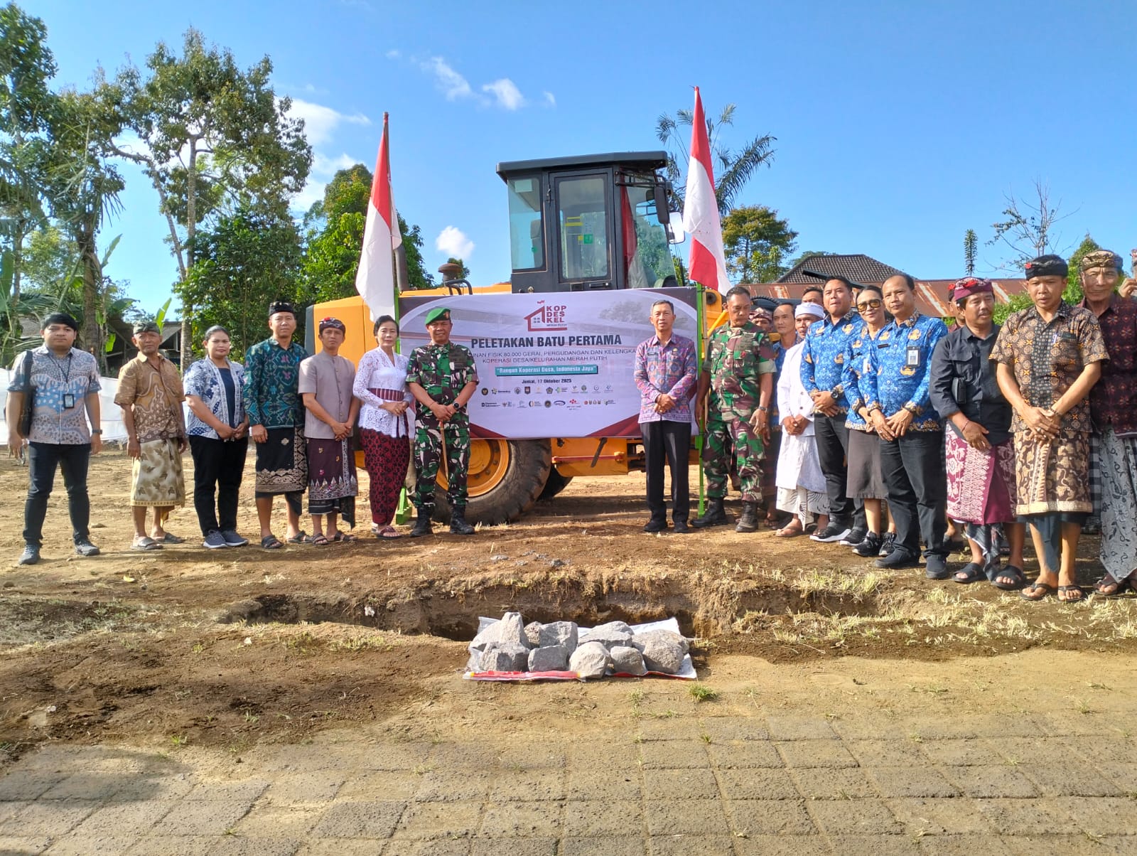 GROUNDBREAKING NASIONAL KOPERASI MERAH PUTIH 
