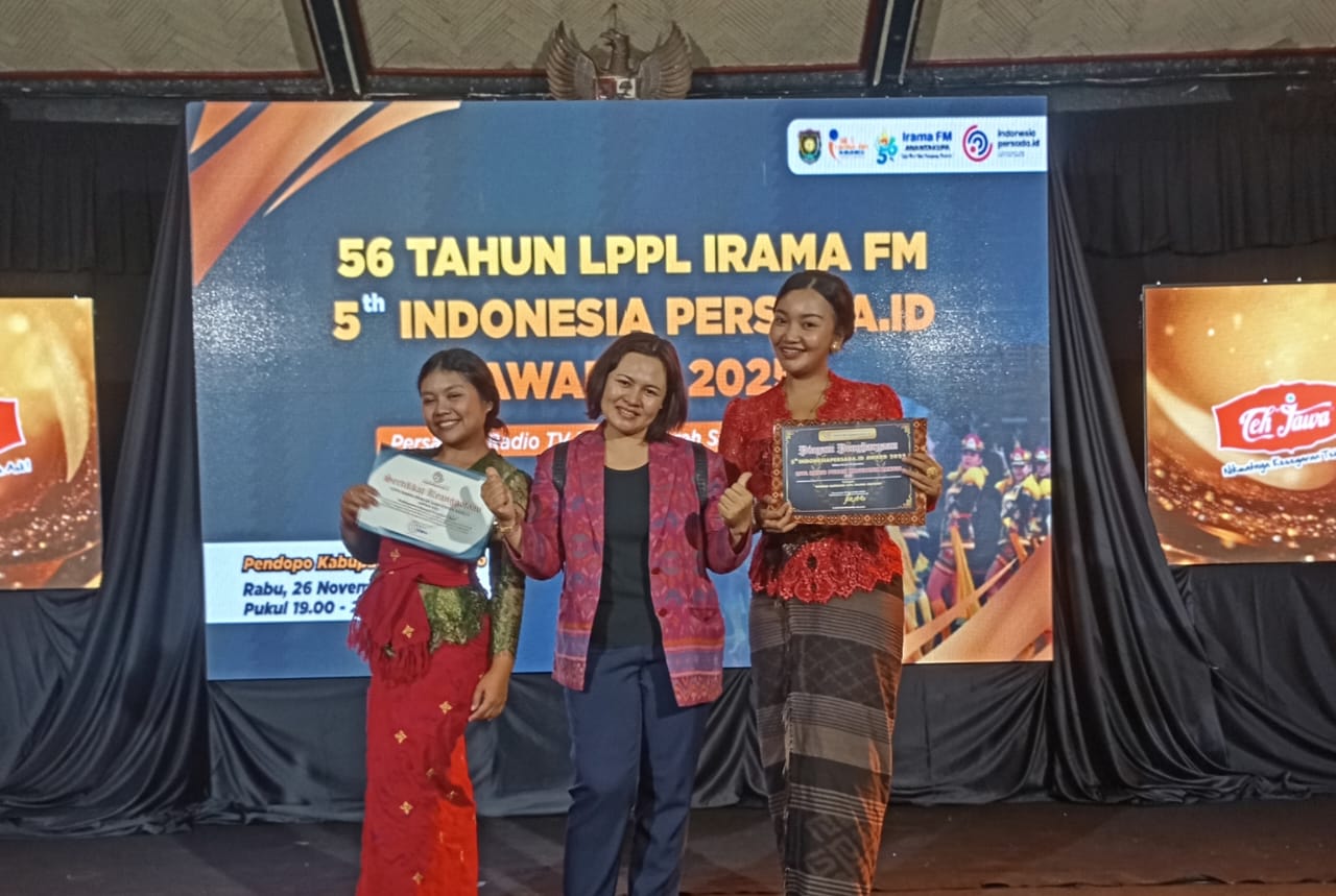 RPKB 102,4 FM DINOBATKAN SEBAGAI LPPL RADIO PALING INOVATIF PADA INDONESIA PERSADA ID AWARD 2025