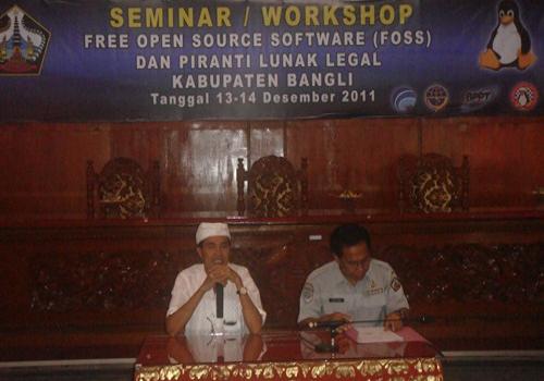 Seminar/Workshop FOSS dan Piranti Lunak Legal 1